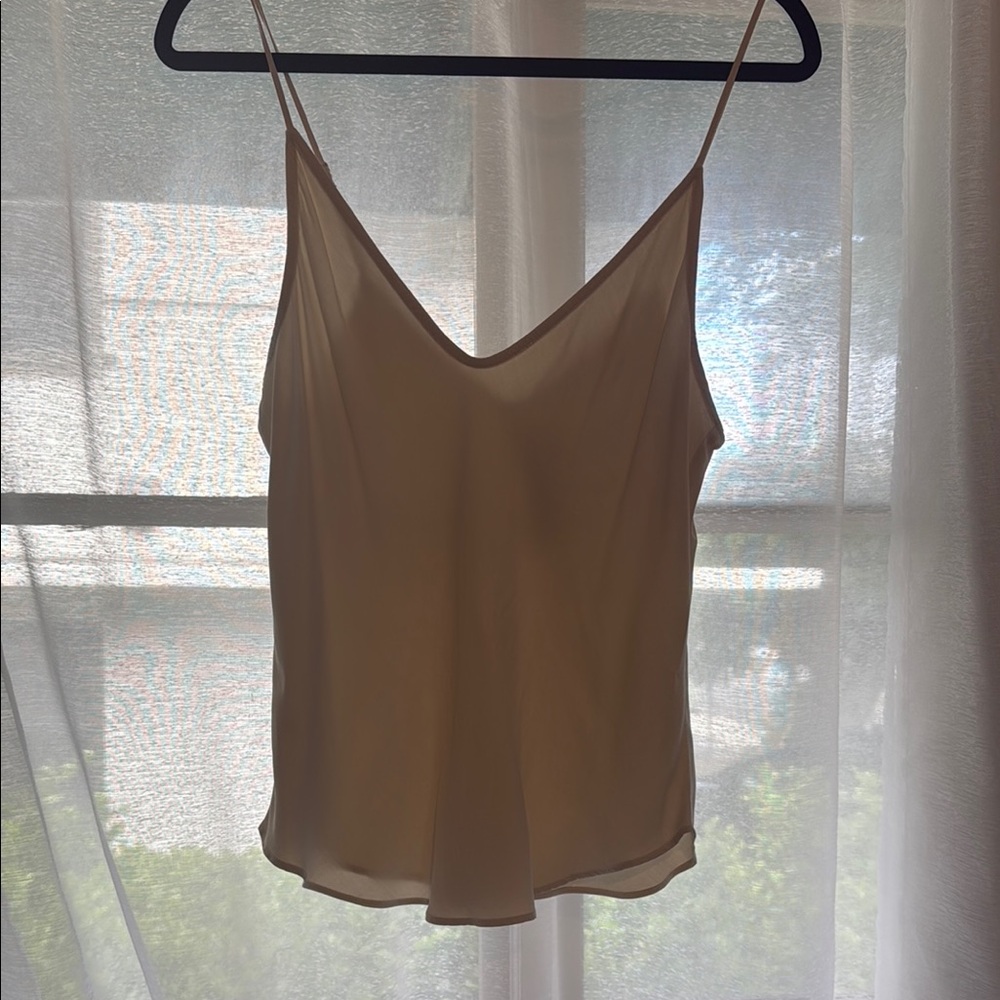 Abercrombie & Fitch Tan Sleeveless Camisole Top